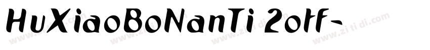 HuXiaoBoNanTi 2otf字体转换